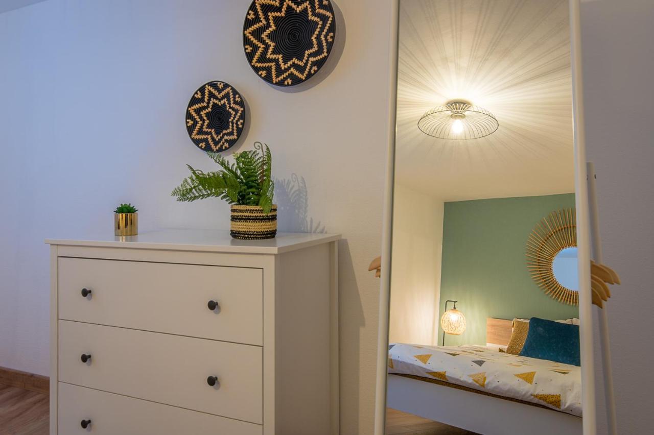Appart 4 Pers Design Et Cosy Avec Jardin Au Coeur De Sélestat Exterior photo